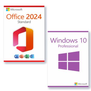 3 PC Office 2024 Standard + Windows 10 Professionale